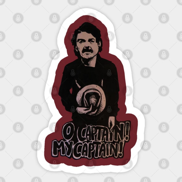 O Captain! my Captain! Sticker by AndersHoberg